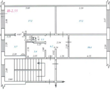 Продаётся 3-комн. квартира, 61.2 м²