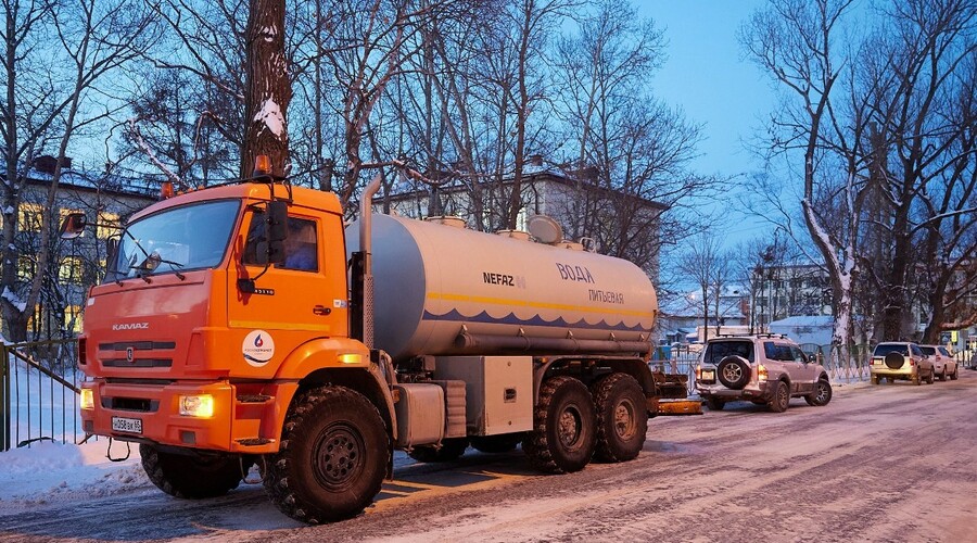 График подвоза воды в Южно-Сахалинске на 29 января