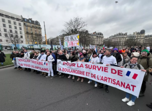Французские пекари вышли на митинг против роста цен на энергию