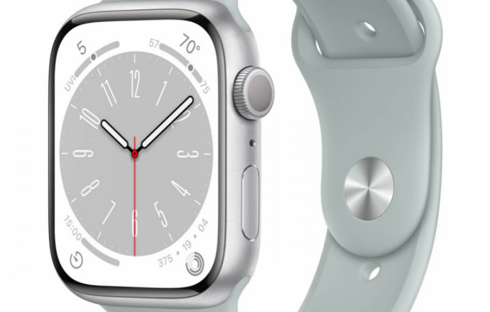 Apple watch 8 45mm Silver Aluminum