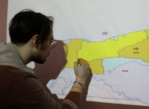 Традиционными орнаментами вышьют карту Сахалинской области